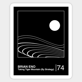 Brian Eno / Original Minimalist Graphic Artwork Design Sticker